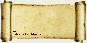 Sanja Pejaković vizit kartica